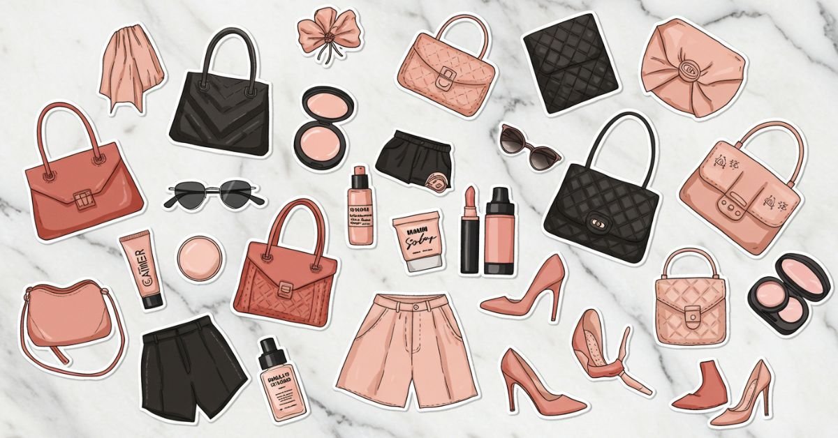 Icon Fashionista Stickers Your Guide to Glamming Up Your Life