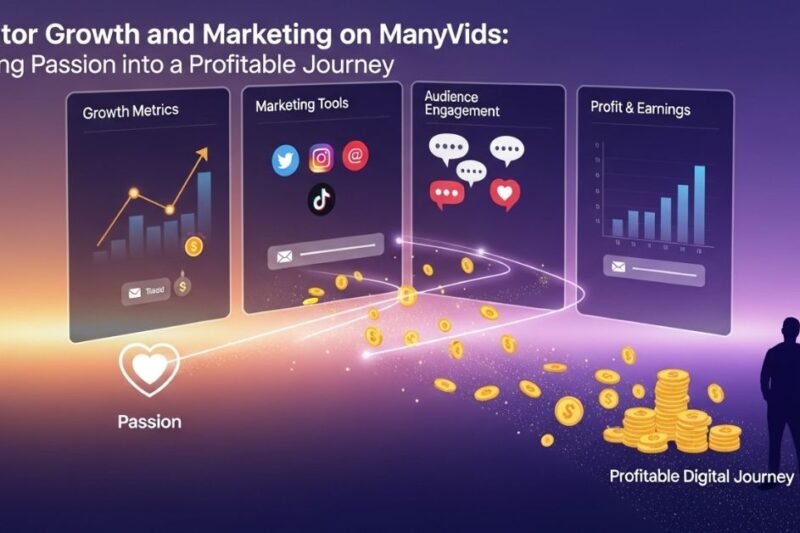 Creator Growth and Marketing on ManyVids: Turning Passion into a Profitable Digital Journey